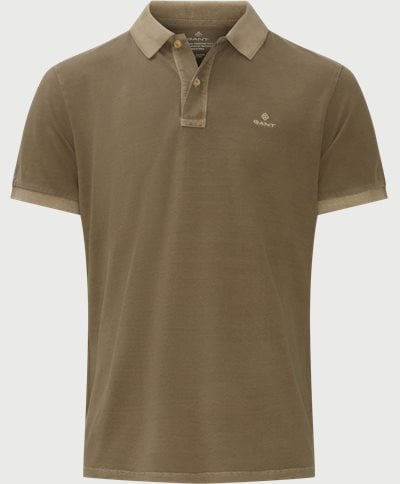 Sunfaded Pique Polo T-shirt Regular fit | Sunfaded Pique Polo T-shirt | Army